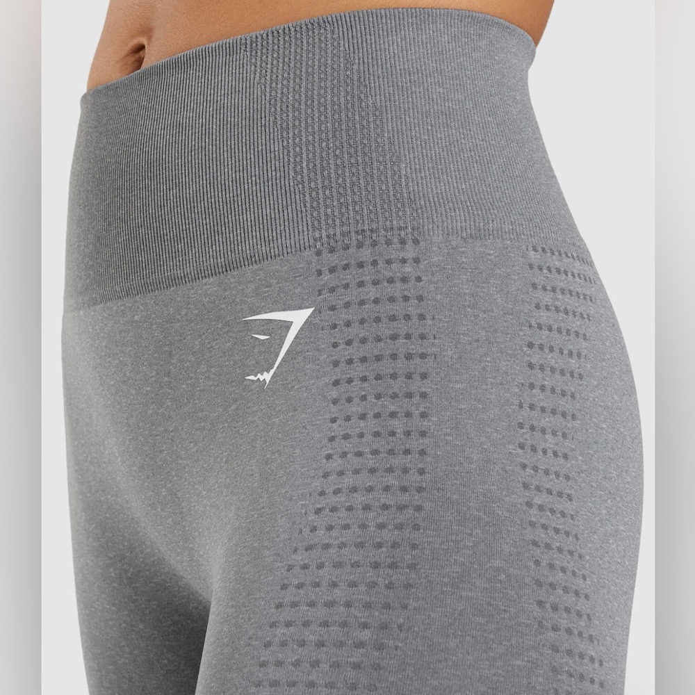 Like New Gym Shark The Vital Seamless 2.0 Leggings Grey Large
